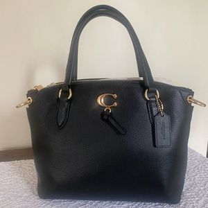 COACH REMI SATCHEL in BLACK